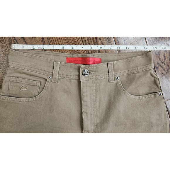 Vintage 90s Gloria Vanderbilt Brown Denim Jeans Size 10 Medium Y2k High Waisted - Picture 11 of 14